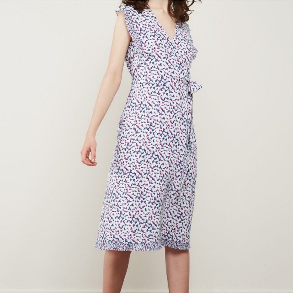 French silk wrap dress